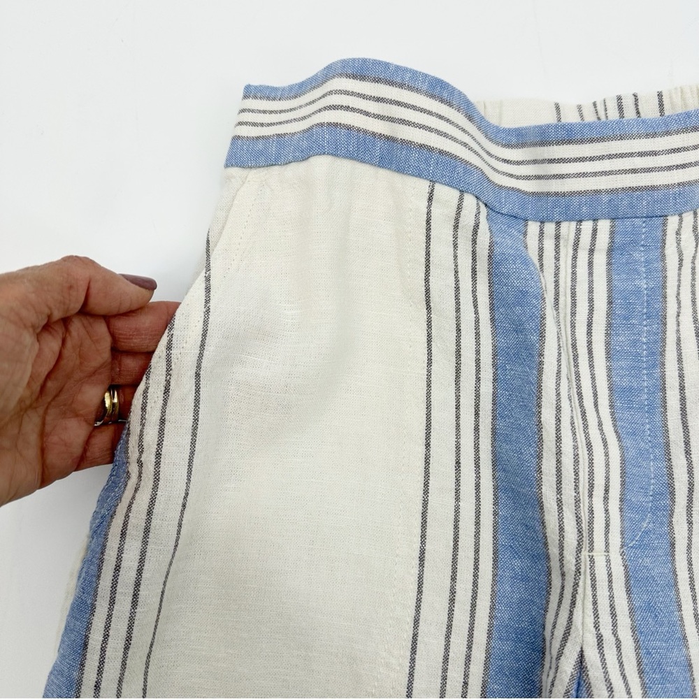 Banana Republic Linen Blend Striped Shorts XS - Picture 3 of 10